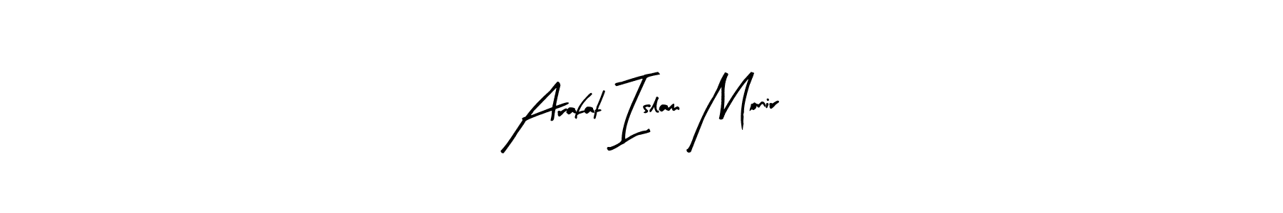 How to make Arafat Islam Monir signature? Arty Signature is a professional autograph style. Create handwritten signature for Arafat Islam Monir name. Arafat Islam Monir signature style 8 images and pictures png