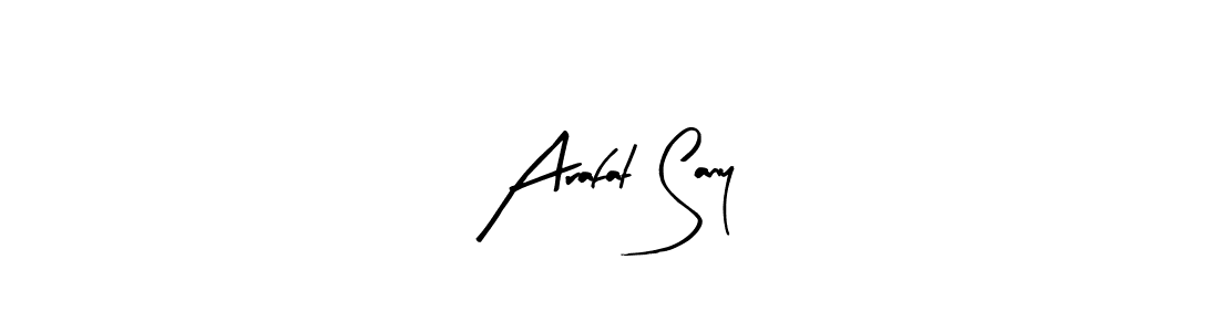 Design your own signature with our free online signature maker. With this signature software, you can create a handwritten (Arty Signature) signature for name Arafat Sany. Arafat Sany signature style 8 images and pictures png