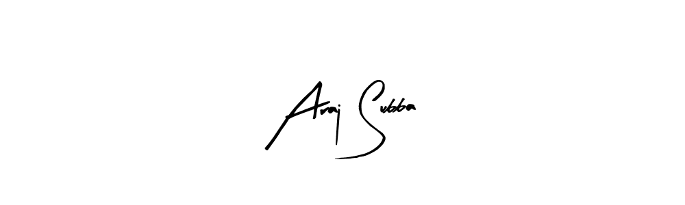 Here are the top 10 professional signature styles for the name Araj Subba. These are the best autograph styles you can use for your name. Araj Subba signature style 8 images and pictures png