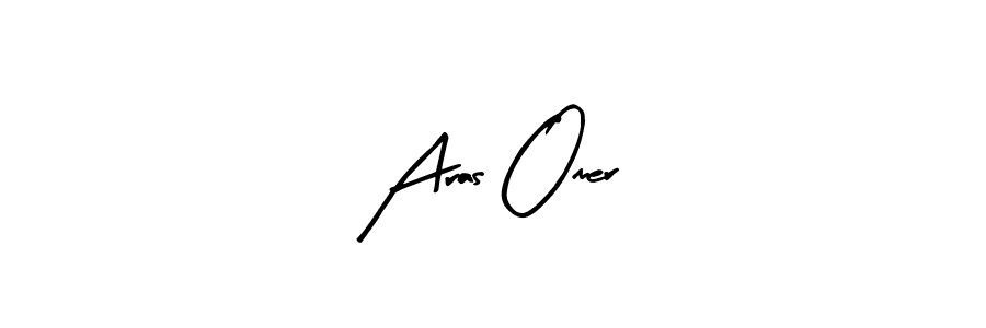 Aras Omer stylish signature style. Best Handwritten Sign (Arty Signature) for my name. Handwritten Signature Collection Ideas for my name Aras Omer. Aras Omer signature style 8 images and pictures png