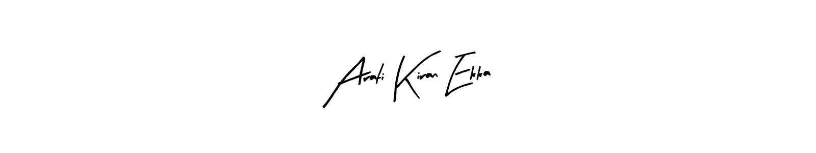 if you are searching for the best signature style for your name Arati Kiran Ekka. so please give up your signature search. here we have designed multiple signature styles  using Arty Signature. Arati Kiran Ekka signature style 8 images and pictures png
