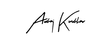 Stand out with a creative autograph for Arbaj Kumbhar. The Arty Signature styling blends modern aesthetics with classic signature flourishes. Arbaj Kumbhar signature style 8 images and pictures png