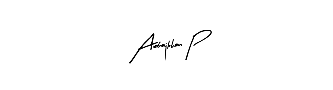 Here are the top 10 professional signature styles for the name Arbajkhan P. These are the best autograph styles you can use for your name. Arbajkhan P signature style 8 images and pictures png