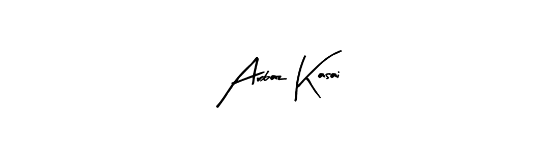 You should practise on your own different ways (Arty Signature) to write your name (Arbaz Kasai) in signature. don't let someone else do it for you. Arbaz Kasai signature style 8 images and pictures png