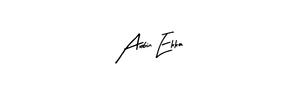 Similarly Arty Signature is the best handwritten signature design. Signature creator online .You can use it as an online autograph creator for name Arbin Ekka. Arbin Ekka signature style 8 images and pictures png