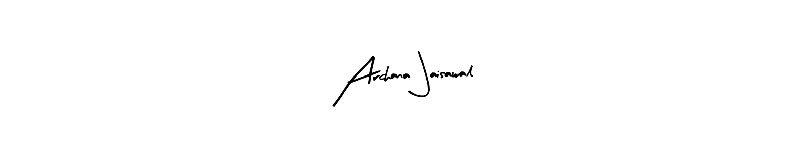 The best way (Arty Signature) to make a short signature is to pick only two or three words in your name. The name Archana Jaisawal include a total of six letters. For converting this name. Archana Jaisawal signature style 8 images and pictures png