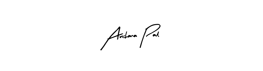 Here are the top 10 professional signature styles for the name Archana Pal. These are the best autograph styles you can use for your name. Archana Pal signature style 8 images and pictures png