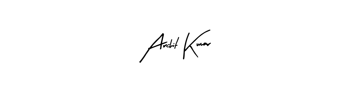 Design your own signature with our free online signature maker. With this signature software, you can create a handwritten (Arty Signature) signature for name Archit Kumar. Archit Kumar signature style 8 images and pictures png