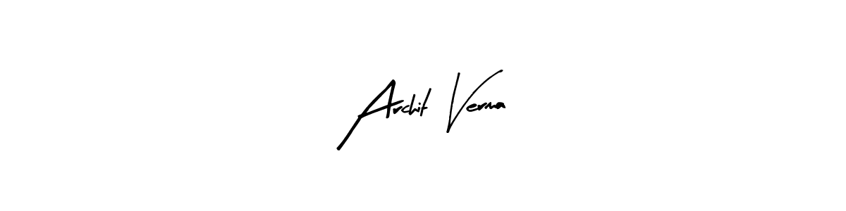 Make a beautiful signature design for name Archit Verma. Use this online signature maker to create a handwritten signature for free. Archit Verma signature style 8 images and pictures png