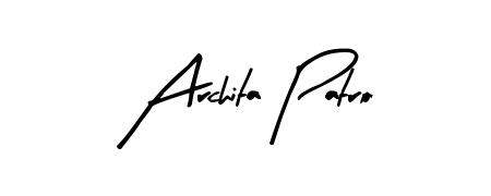 Looking for an artistic signature for Archita Patro? The Arty Signature calligraphy style gives a sophisticated flow suitable for business cards and emails. Archita Patro signature style 8 images and pictures png