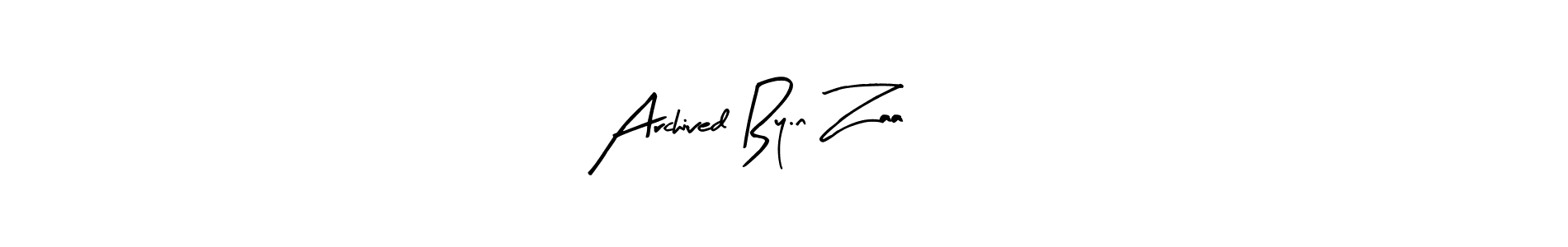 Make a short Archived By.n Zaa27 signature style. Manage your documents anywhere anytime using Arty Signature. Create and add eSignatures, submit forms, share and send files easily. Archived By.n Zaa27 signature style 8 images and pictures png
