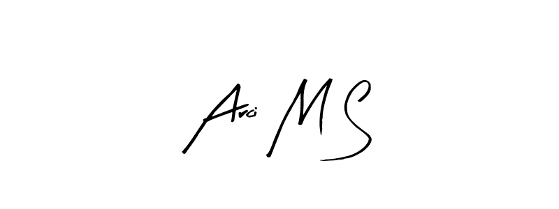 Make a beautiful signature design for name Arci M S. With this signature (Arty Signature) style, you can create a handwritten signature for free. Arci M S signature style 8 images and pictures png