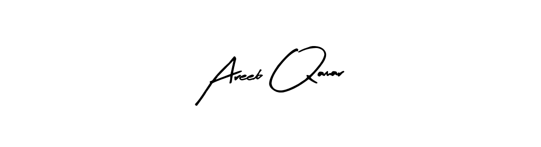 Areeb Qamar stylish signature style. Best Handwritten Sign (Arty Signature) for my name. Handwritten Signature Collection Ideas for my name Areeb Qamar. Areeb Qamar signature style 8 images and pictures png