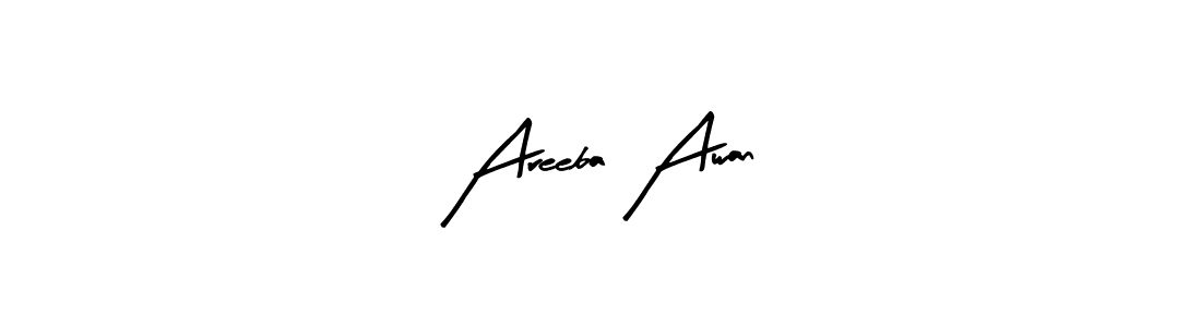 Use a signature maker to create a handwritten signature online. With this signature software, you can design (Arty Signature) your own signature for name Areeba Awan. Areeba Awan signature style 8 images and pictures png