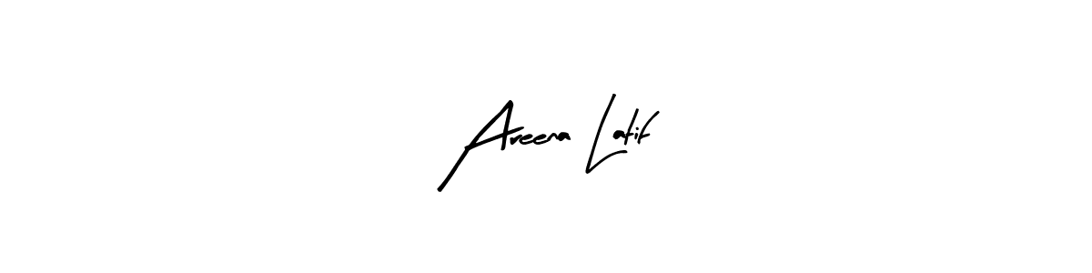 Arty Signature is a professional signature style that is perfect for those who want to add a touch of class to their signature. It is also a great choice for those who want to make their signature more unique. Get Areena Latif name to fancy signature for free. Areena Latif signature style 8 images and pictures png