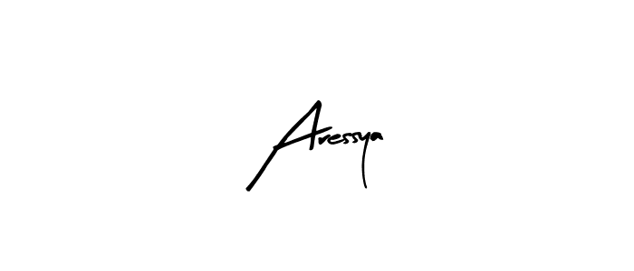 Make a beautiful signature design for name Aressya. Use this online signature maker to create a handwritten signature for free. Aressya signature style 8 images and pictures png