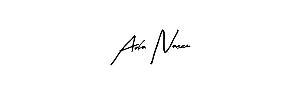 You can use this online signature creator to create a handwritten signature for the name Arfa Naeem. This is the best online autograph maker. Arfa Naeem signature style 8 images and pictures png