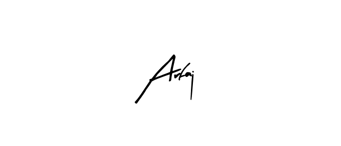 Design your own signature with our free online signature maker. With this signature software, you can create a handwritten (Arty Signature) signature for name Arfaj 7. Arfaj 7 signature style 8 images and pictures png