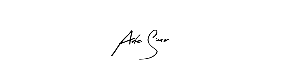 It looks lik you need a new signature style for name Arfe Simson. Design unique handwritten (Arty Signature) signature with our free signature maker in just a few clicks. Arfe Simson signature style 8 images and pictures png
