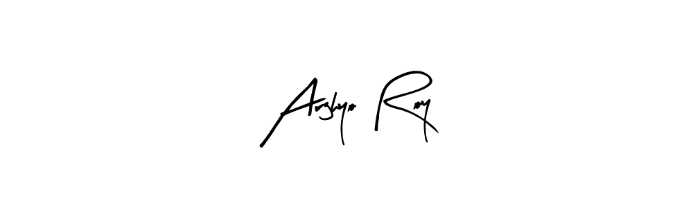 This is the best signature style for the Arghyo Roy name. Also you like these signature font (Arty Signature). Mix name signature. Arghyo Roy signature style 8 images and pictures png
