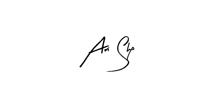 Design your own signature with our free online signature maker. With this signature software, you can create a handwritten (Arty Signature) signature for name Ari Shp. Ari Shp signature style 8 images and pictures png