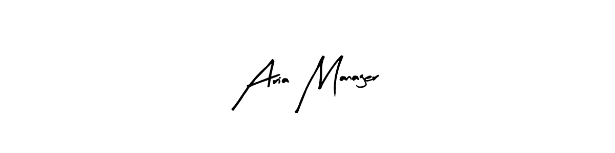 The best way (Arty Signature) to make a short signature is to pick only two or three words in your name. The name Aria Manager include a total of six letters. For converting this name. Aria Manager signature style 8 images and pictures png