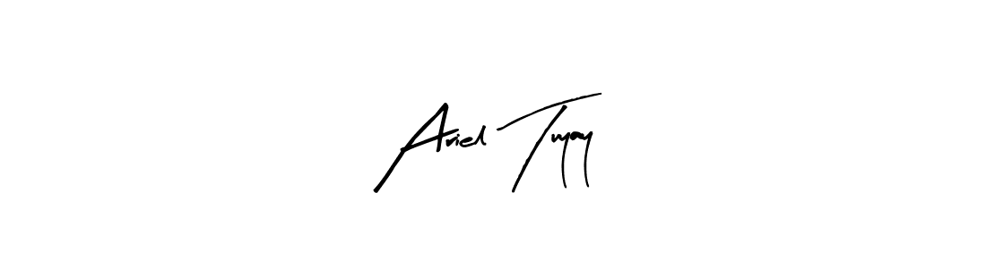 It looks lik you need a new signature style for name Ariel Tuyay. Design unique handwritten (Arty Signature) signature with our free signature maker in just a few clicks. Ariel Tuyay signature style 8 images and pictures png