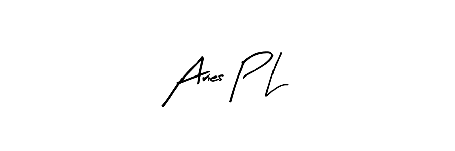 Also we have Aries P L name is the best signature style. Create professional handwritten signature collection using Arty Signature autograph style. Aries P L signature style 8 images and pictures png