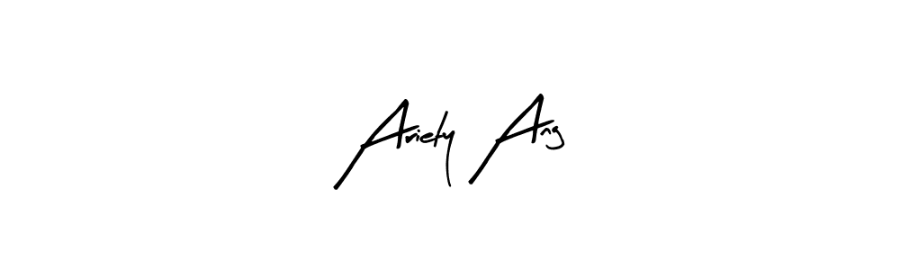 How to make Ariety Ang name signature. Use Arty Signature style for creating short signs online. This is the latest handwritten sign. Ariety Ang signature style 8 images and pictures png