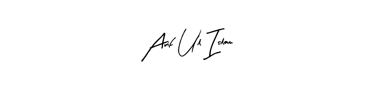 This is the best signature style for the Arif Ul Islam name. Also you like these signature font (Arty Signature). Mix name signature. Arif Ul Islam signature style 8 images and pictures png