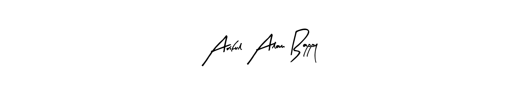 Use a signature maker to create a handwritten signature online. With this signature software, you can design (Arty Signature) your own signature for name Ariful Alam Bappy. Ariful Alam Bappy signature style 8 images and pictures png