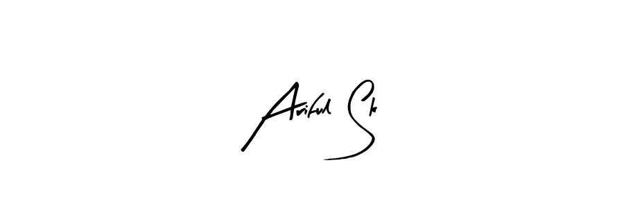 The best way (Arty Signature) to make a short signature is to pick only two or three words in your name. The name Ariful Sk include a total of six letters. For converting this name. Ariful Sk signature style 8 images and pictures png