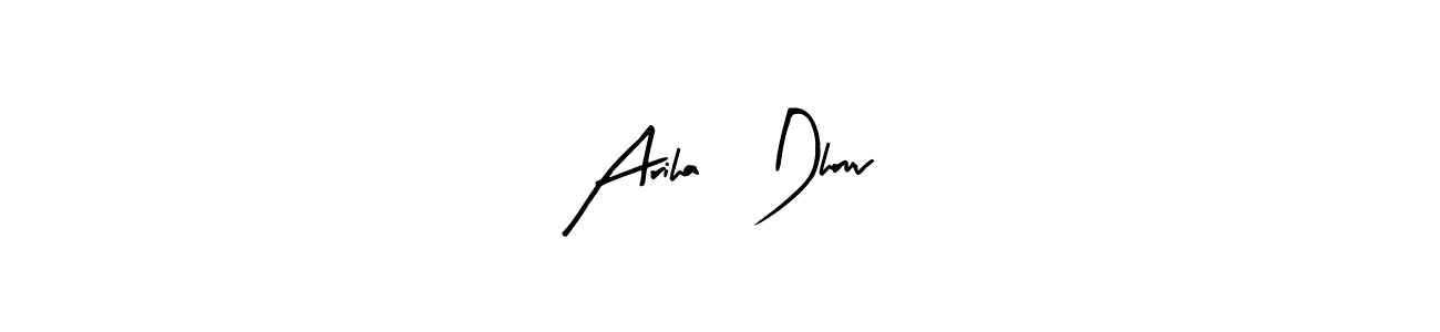 Best and Professional Signature Style for Ariha   Dhruv. Arty Signature Best Signature Style Collection. Ariha   Dhruv signature style 8 images and pictures png