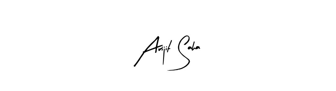 Arty Signature is a professional signature style that is perfect for those who want to add a touch of class to their signature. It is also a great choice for those who want to make their signature more unique. Get Arijit Saha name to fancy signature for free. Arijit Saha signature style 8 images and pictures png