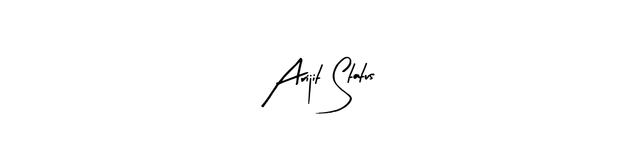 Similarly Arty Signature is the best handwritten signature design. Signature creator online .You can use it as an online autograph creator for name Arijit Status. Arijit Status signature style 8 images and pictures png