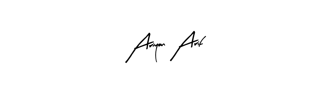 Once you've used our free online signature maker to create your best signature Arty Signature style, it's time to enjoy all of the benefits that Ariyan Arif name signing documents. Ariyan Arif signature style 8 images and pictures png