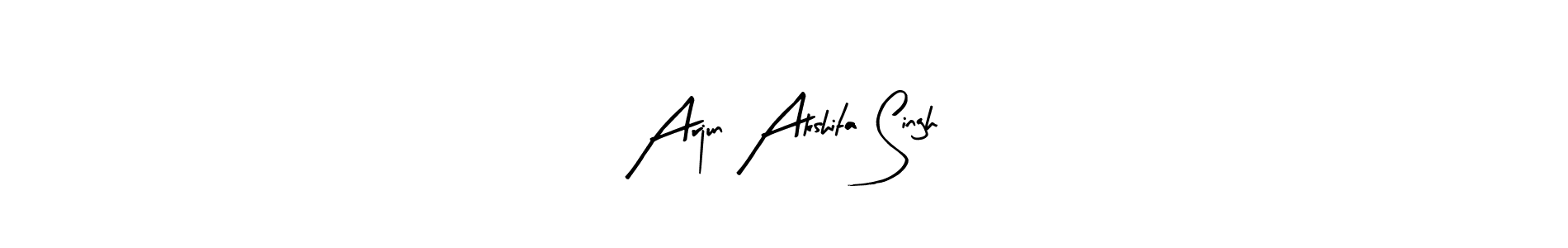 Make a short Arjun Akshita Singh signature style. Manage your documents anywhere anytime using Arty Signature. Create and add eSignatures, submit forms, share and send files easily. Arjun Akshita Singh signature style 8 images and pictures png