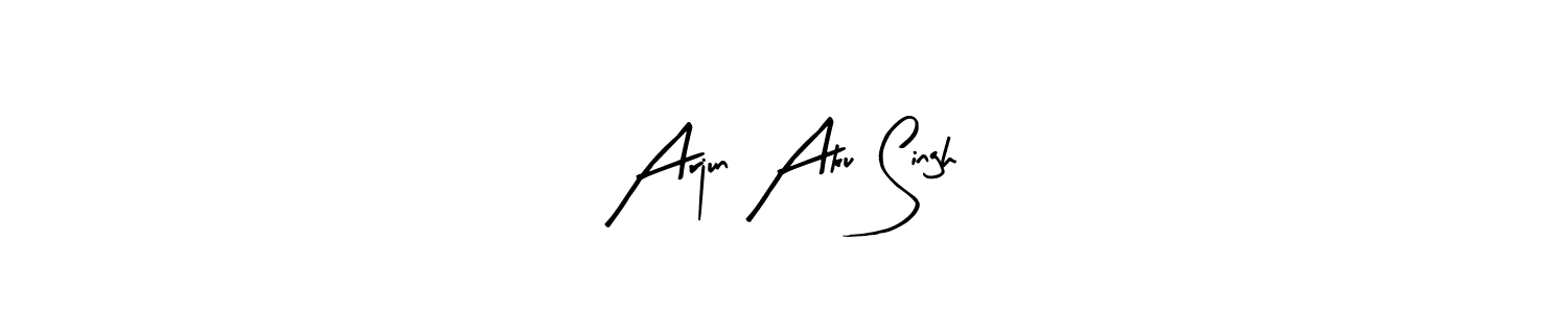 Make a short Arjun Aku Singh signature style. Manage your documents anywhere anytime using Arty Signature. Create and add eSignatures, submit forms, share and send files easily. Arjun Aku Singh signature style 8 images and pictures png