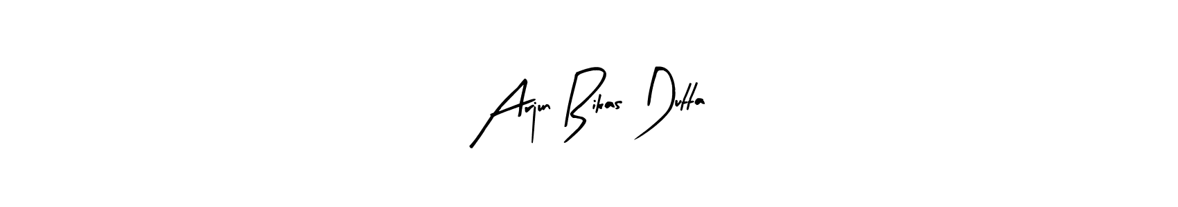 How to make Arjun Bikas Dutta name signature. Use Arty Signature style for creating short signs online. This is the latest handwritten sign. Arjun Bikas Dutta signature style 8 images and pictures png