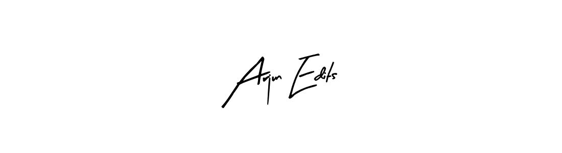 if you are searching for the best signature style for your name Arjun Edits. so please give up your signature search. here we have designed multiple signature styles  using Arty Signature. Arjun Edits signature style 8 images and pictures png