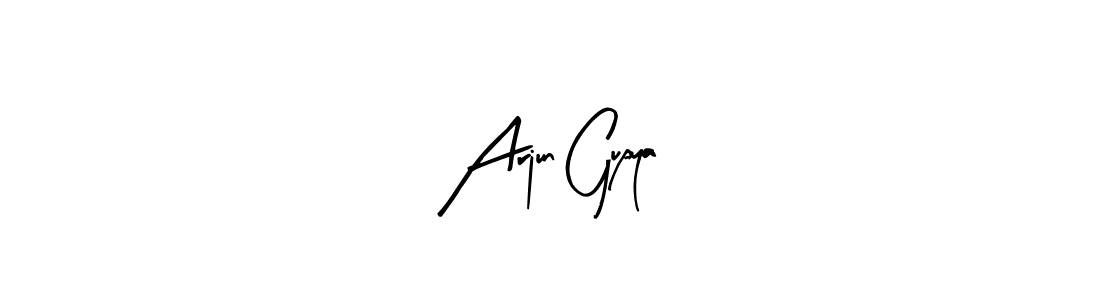 Design your own signature with our free online signature maker. With this signature software, you can create a handwritten (Arty Signature) signature for name Arjun Gupya. Arjun Gupya signature style 8 images and pictures png