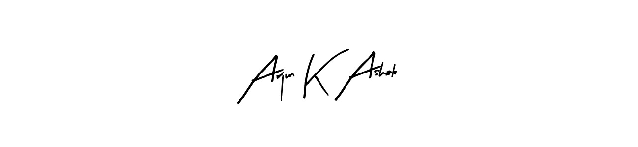 Make a beautiful signature design for name Arjun K Ashok. Use this online signature maker to create a handwritten signature for free. Arjun K Ashok signature style 8 images and pictures png
