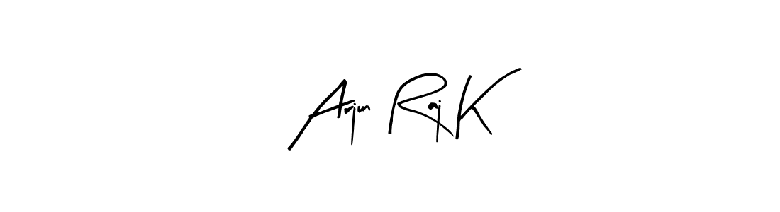 Arjun Raj K stylish signature style. Best Handwritten Sign (Arty Signature) for my name. Handwritten Signature Collection Ideas for my name Arjun Raj K. Arjun Raj K signature style 8 images and pictures png