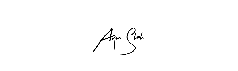 Design your own signature with our free online signature maker. With this signature software, you can create a handwritten (Arty Signature) signature for name Arjun Shah. Arjun Shah signature style 8 images and pictures png