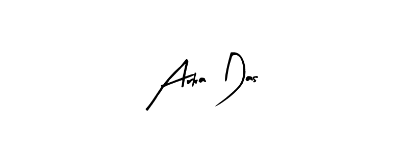 How to make Arka Das name signature. Use Arty Signature style for creating short signs online. This is the latest handwritten sign. Arka Das signature style 8 images and pictures png