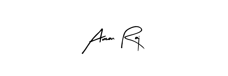 Arman Raj stylish signature style. Best Handwritten Sign (Arty Signature) for my name. Handwritten Signature Collection Ideas for my name Arman Raj. Arman Raj signature style 8 images and pictures png