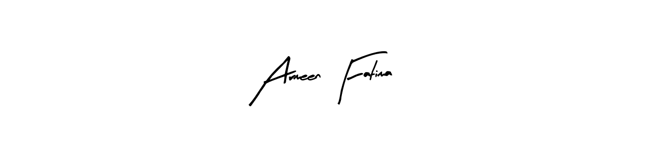 Create a beautiful signature design for name Armeen Fatima. With this signature (Arty Signature) fonts, you can make a handwritten signature for free. Armeen Fatima signature style 8 images and pictures png