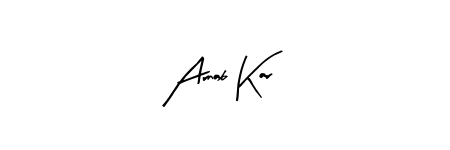 Arnab Kar stylish signature style. Best Handwritten Sign (Arty Signature) for my name. Handwritten Signature Collection Ideas for my name Arnab Kar. Arnab Kar signature style 8 images and pictures png