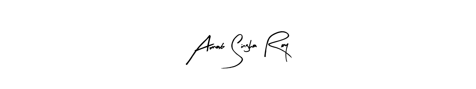 Arty Signature is a professional signature style that is perfect for those who want to add a touch of class to their signature. It is also a great choice for those who want to make their signature more unique. Get Arnab Singha Roy name to fancy signature for free. Arnab Singha Roy signature style 8 images and pictures png