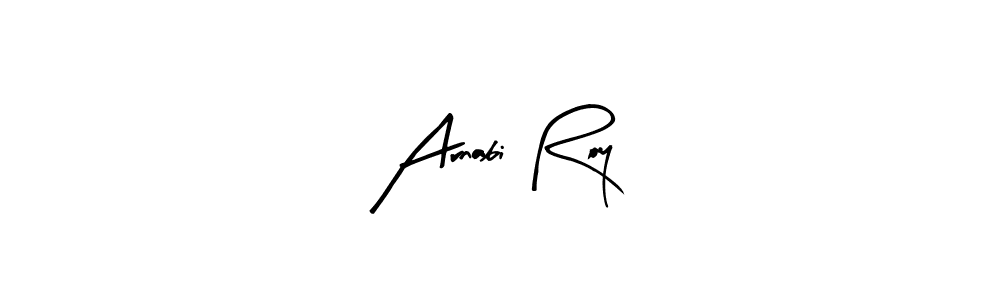 Make a beautiful signature design for name Arnabi Roy. With this signature (Arty Signature) style, you can create a handwritten signature for free. Arnabi Roy signature style 8 images and pictures png